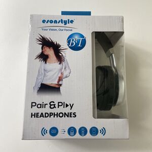 Esonstyle "Pair & Play" Bluetooth Headphones Rechargeable Wireless Microphone